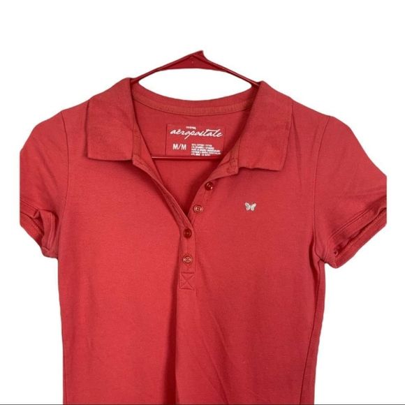 Women’s Juniors Sz M Aeropostale Polo 👚 - Picture 2 of 3